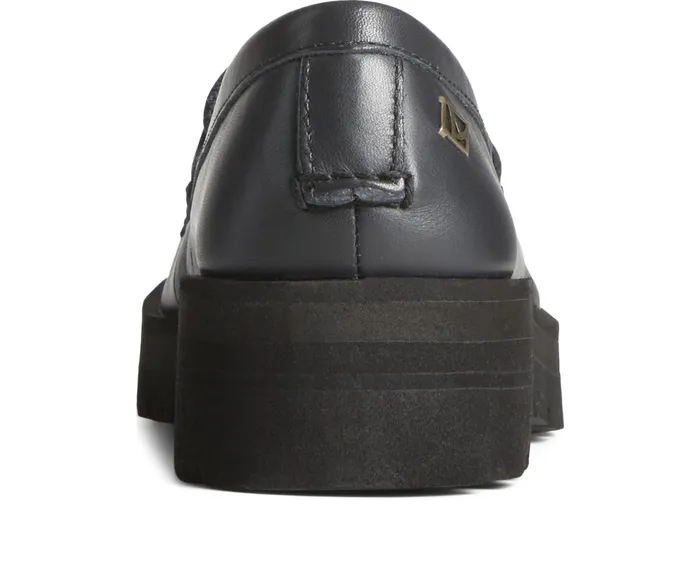 Women Lug Penny Loafer Black Sperry Flats and Loafers Women Lug Penny Loafer Black Sperry Flats and Loafers