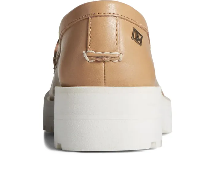 Women Lug Penny Loafer Tan Sperry Flats and Loafers Women Lug Penny Loafer Tan Sperry Flats and Loafers