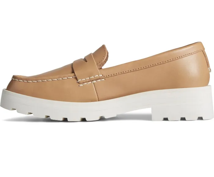 Women Lug Penny Loafer Tan Sperry Flats and Loafers Women Lug Penny Loafer Tan Sperry Flats and Loafers