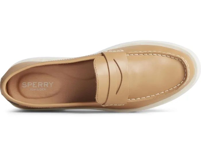 Women Lug Penny Loafer Tan Sperry Flats and Loafers Women Lug Penny Loafer Tan Sperry Flats and Loafers
