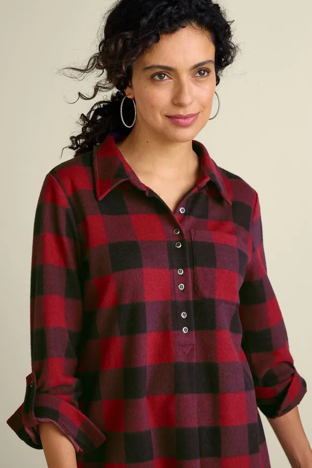 Women Mad About Plaid Tunic Surf The Web Buffalo Chec Soft Surroundings Tops Women Mad About Plaid Tunic Surf The Web Buffalo Chec Soft Surroundings Tops