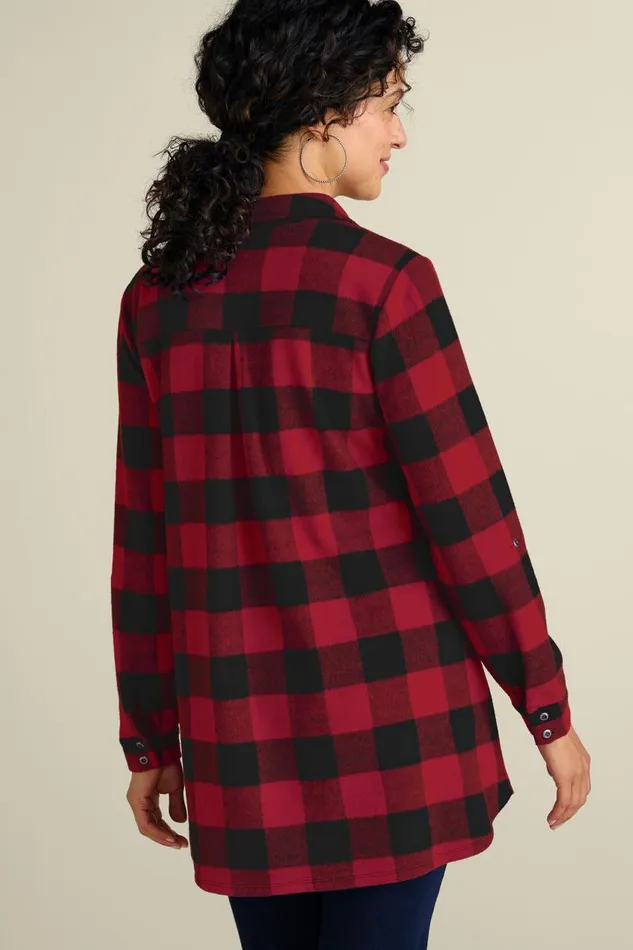 Women Mad About Plaid Tunic Surf The Web Buffalo Chec Soft Surroundings Tops Women Mad About Plaid Tunic Surf The Web Buffalo Chec Soft Surroundings Tops