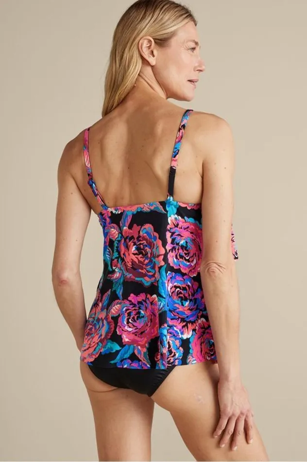 Women Magicsuit By Miraclesuit Chloe Tankini Top Sonic Blooms Soft Surroundings Swimwear Women Magicsuit By Miraclesuit Chloe Tankini Top Sonic Blooms Soft Surroundings Swimwear