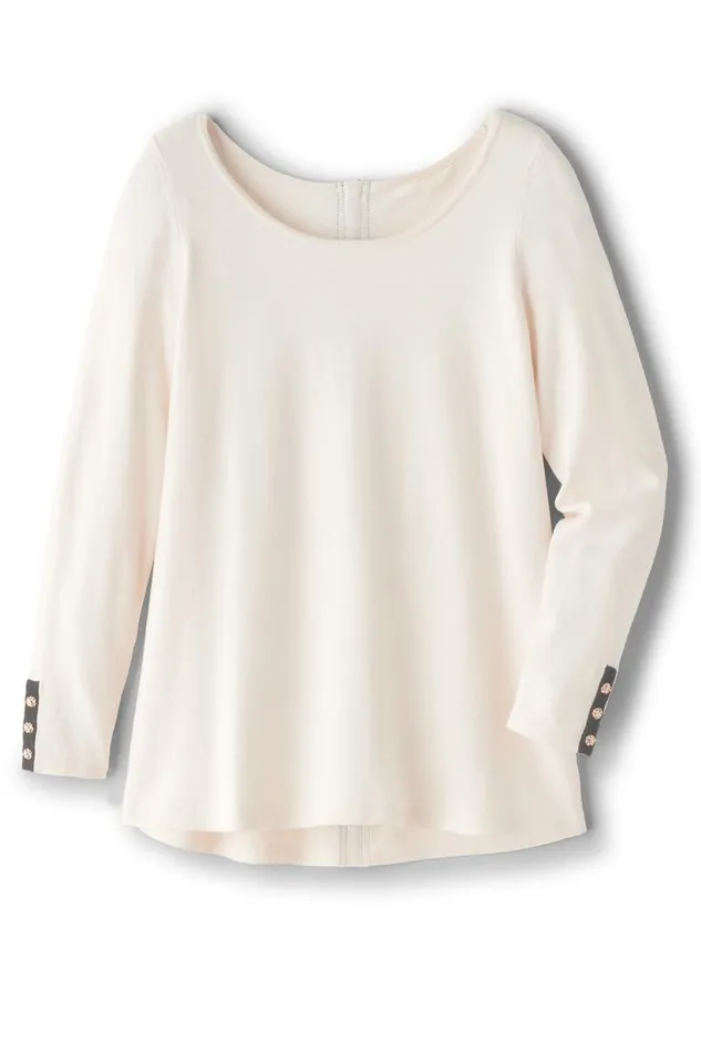 Women Margulies Tunic Sweater Ivory Pearl Soft Surroundings Tops Women Margulies Tunic Sweater Ivory Pearl Soft Surroundings Tops