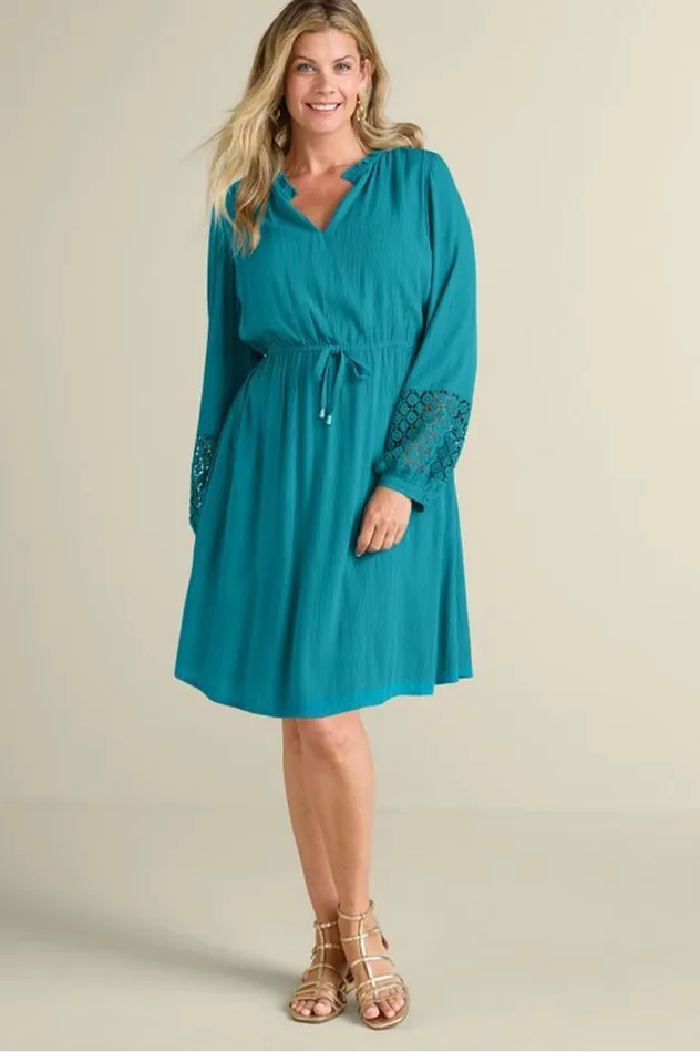 Women Meara Gauze Dress Tahitian Tide Soft Surroundings Dresses