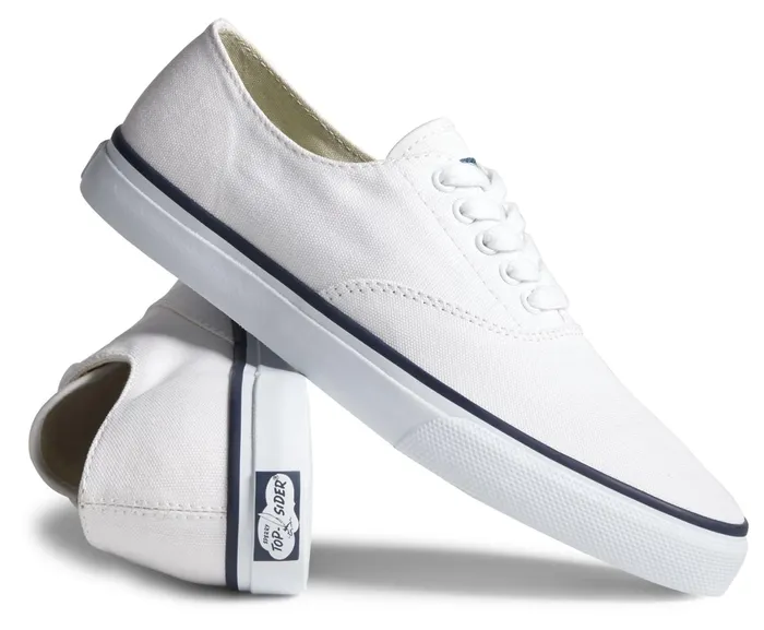 WomenMen Unisex Cloud CVO Deck Sneaker White Sperry Sneakers