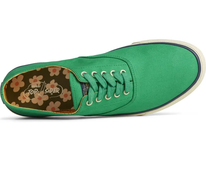 WomenMen Unisex Cloud CVO Textile Sneaker Green Sperry Sneakers