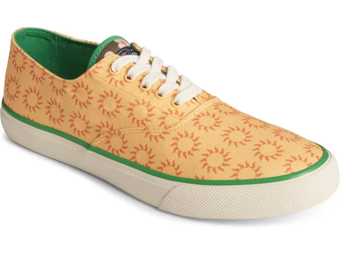 WomenMen Unisex Cloud CVO Textile Sneaker Yellow Sperry Sneakers