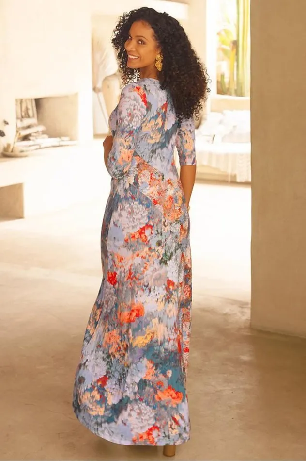 Women Nanette Dress Multi Orange Soft Surroundings Dresses Women Nanette Dress Multi Orange Soft Surroundings Dresses