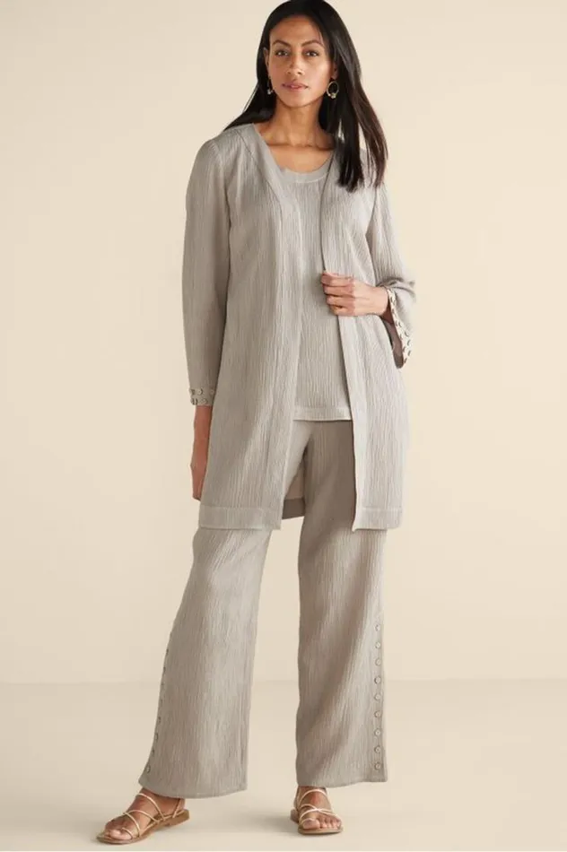Women Oceo Gauze Topper Menara Bloom Blue Soft Surroundings Tops Women Oceo Gauze Topper Menara Bloom Blue Soft Surroundings Tops