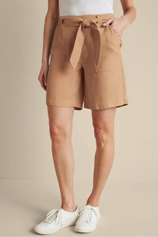 Women Ojai Shorts Light Chambray Soft Surroundings Shorts Women Ojai Shorts Light Chambray Soft Surroundings Shorts
