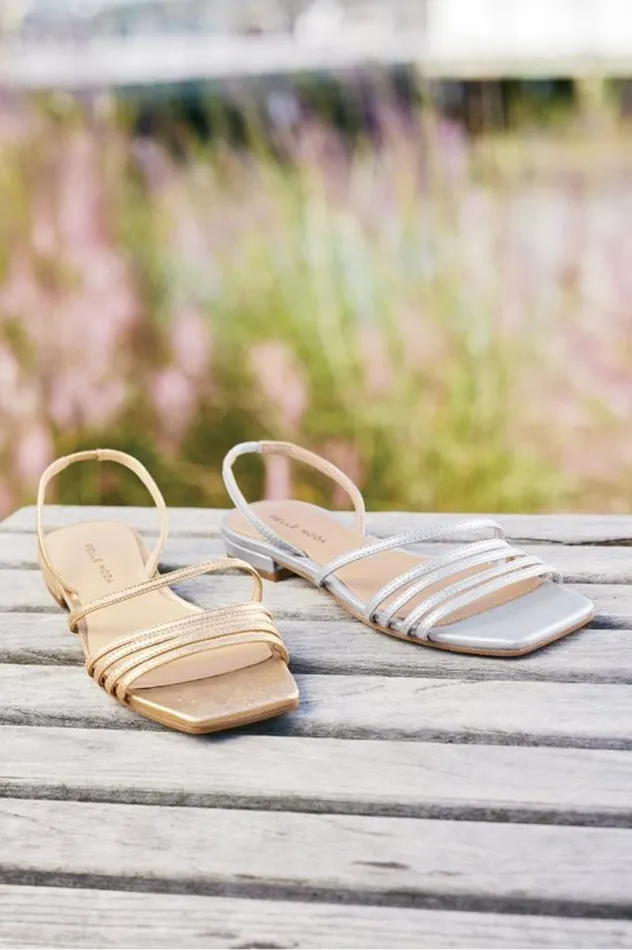 Women Pelle Moda Haize Strappy Sandal Silver Soft Surroundings Shoes Women Pelle Moda Haize Strappy Sandal Silver Soft Surroundings Shoes