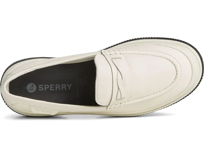 Women Platform Leather Loafer White Sperry Flats and Loafers Women Platform Leather Loafer White Sperry Flats and Loafers