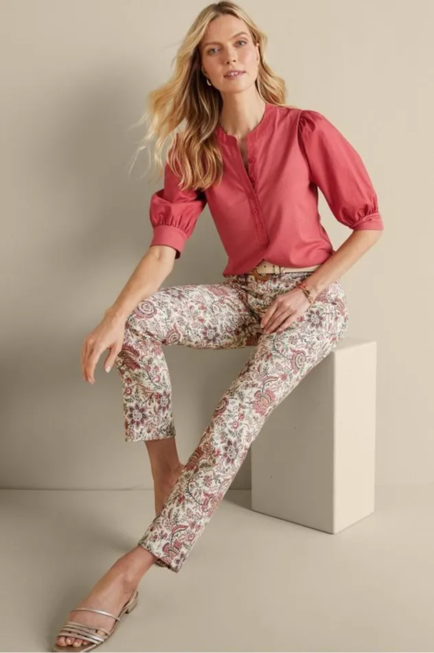 Women Raylee Knit Pullover Rose Soft Surroundings Tops Women Raylee Knit Pullover Rose Soft Surroundings Tops