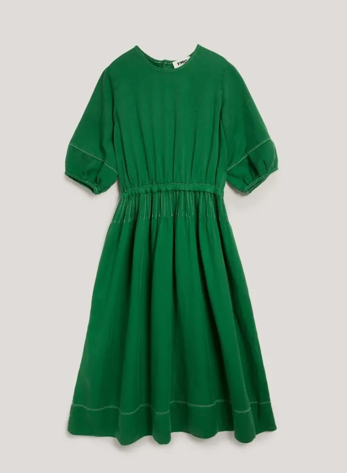 Womens Dresses YMC Garden Dress Green