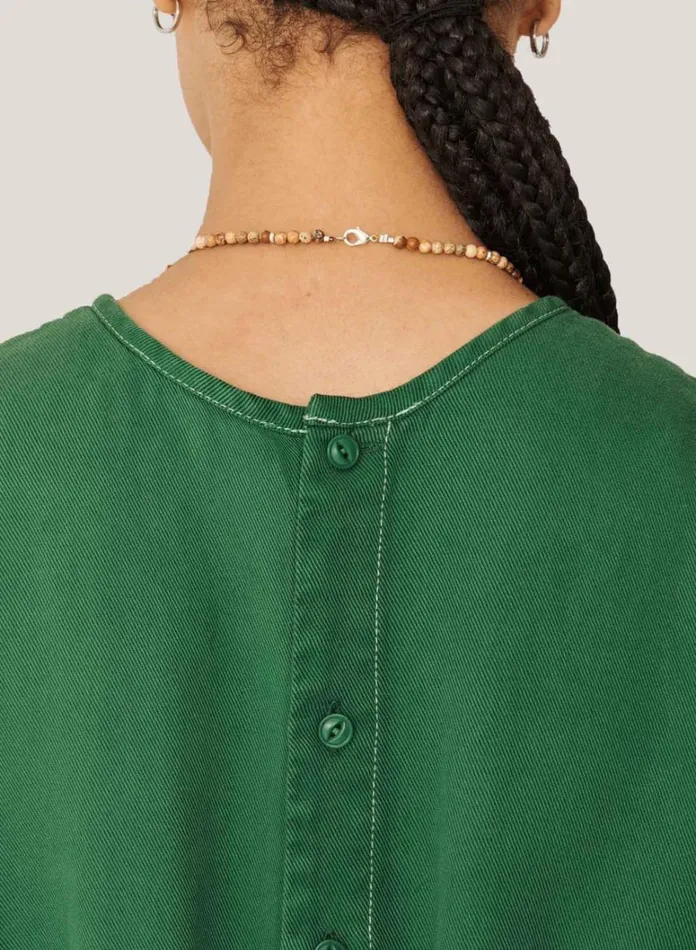 Womens Dresses YMC Garden Dress Green