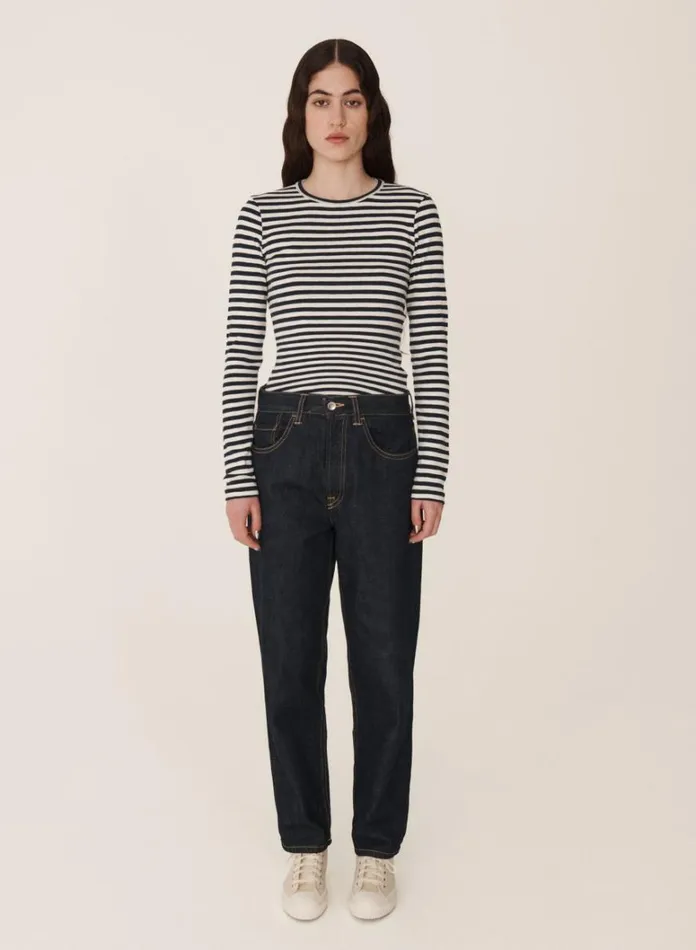 Womens Earth YMC Earth Tearaway Selvedge Denim Jean Indigo