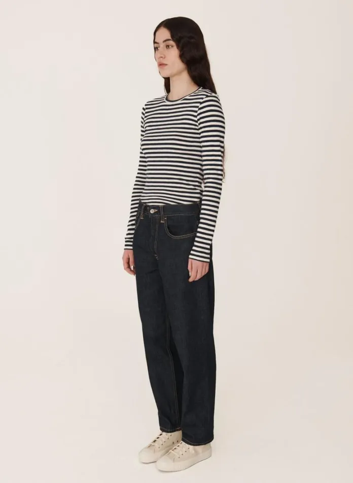 Womens Earth YMC Earth Tearaway Selvedge Denim Jean Indigo