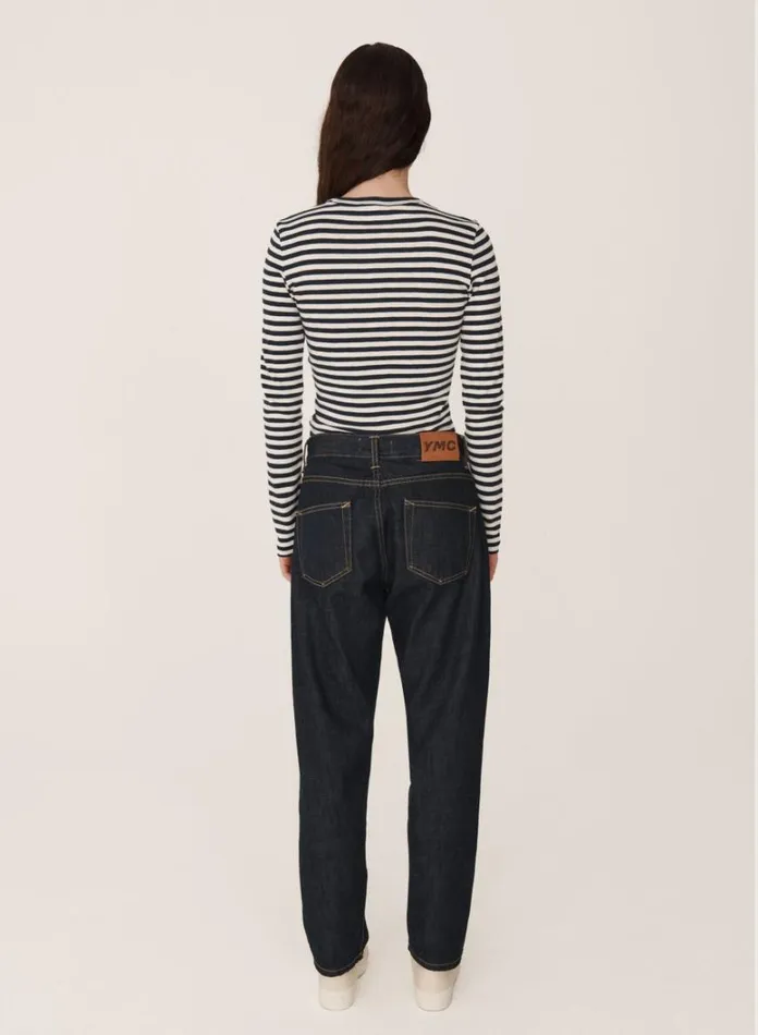 Womens Earth YMC Earth Tearaway Selvedge Denim Jean Indigo