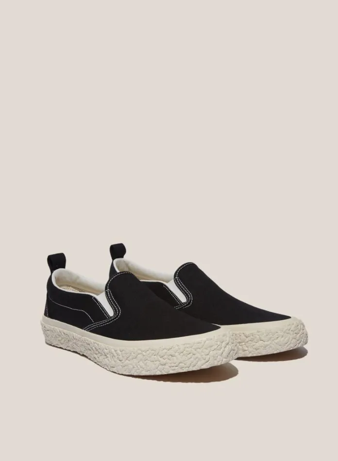 Womens Footwear YMC Vulcanised Slip On Sneakers Black