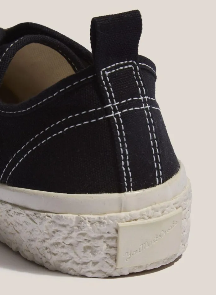 Womens Footwear YMC Vulcanised Slip On Sneakers Black