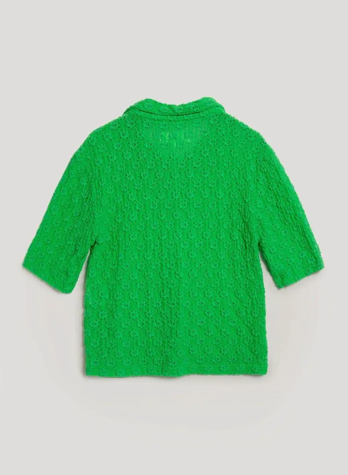 Womens Shirts YMC Five Summer Top Green