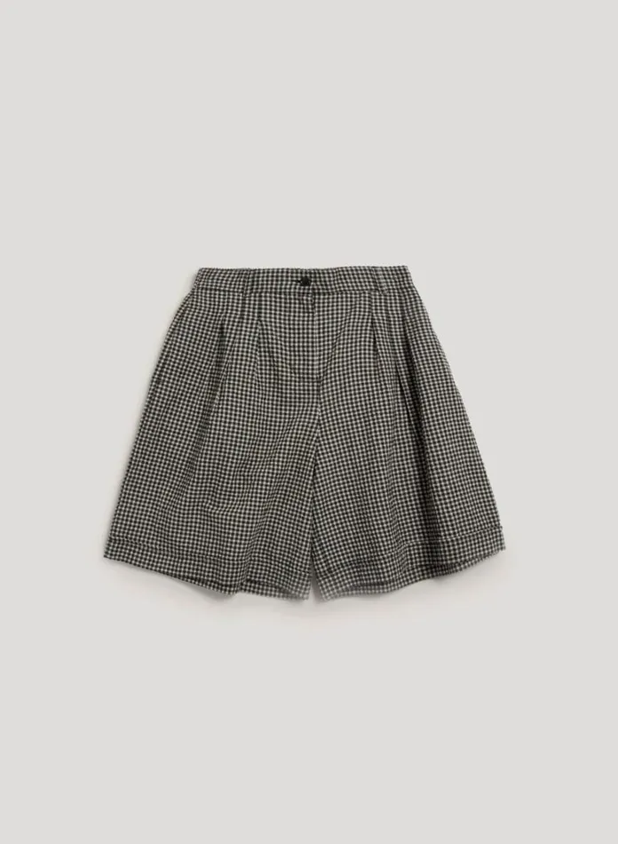 Womens Shorts and Skirts YMC Long Walking Short Black Multi