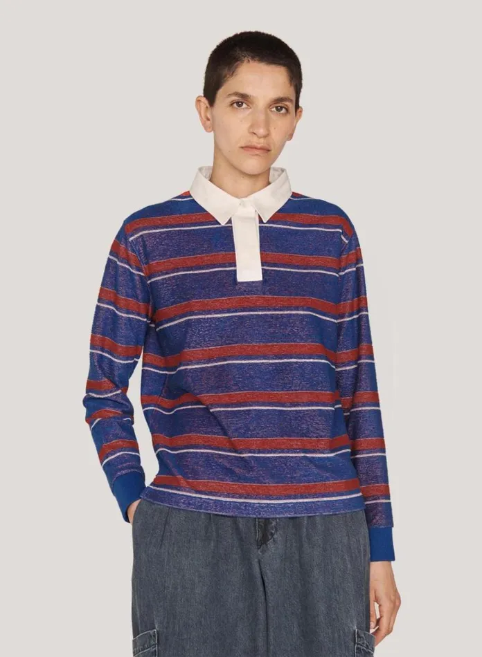 Womens Sweatshirts YMC JJ Rugby Sweatshirt Multi