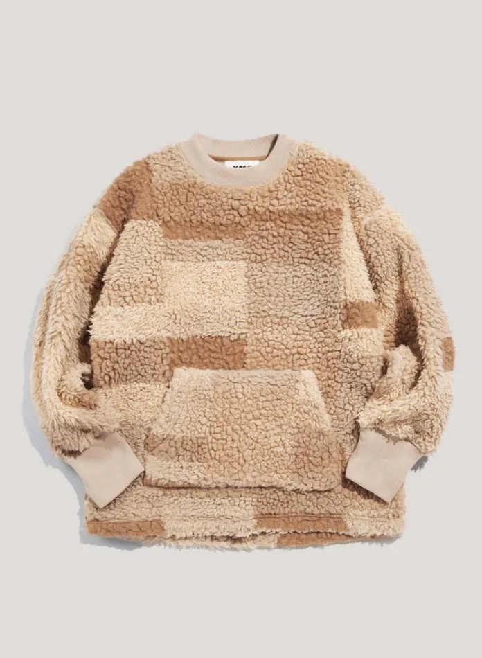 Womens Sweatshirts YMC Sara Fleece Sweatshirt Natural Multi