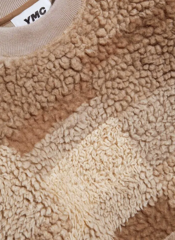 Womens Sweatshirts YMC Sara Fleece Sweatshirt Natural Multi