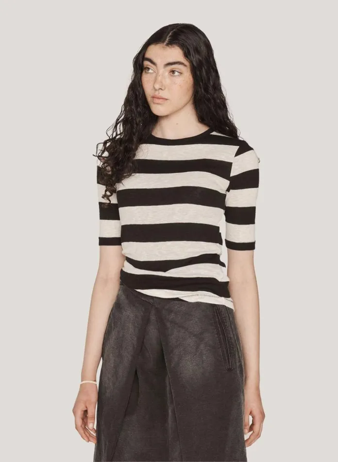 Womens TShirts YMC Charlotte Top Black Multi