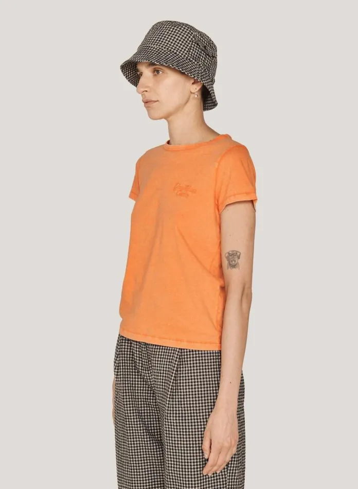 Womens TShirts YMC Day T Shirt Orange