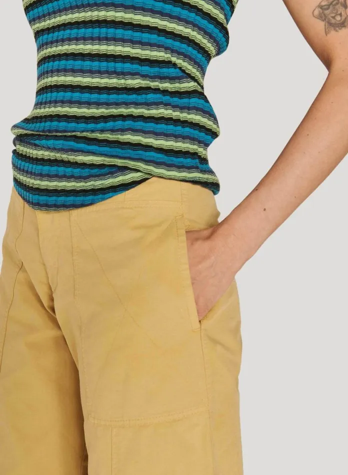 Womens Trousers YMC Peggy Trouser Sand