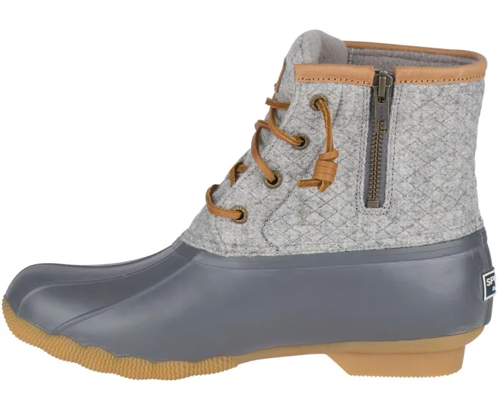 Women Saltwater Wool Embossed Duck Boot W Thinsulate Grey Sperry Boots Women Saltwater Wool Embossed Duck Boot W Thinsulate Grey Sperry Boots