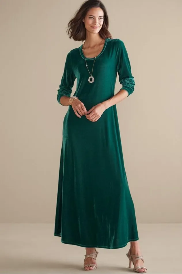 Women Santiago Stretch Velvet Dress Abstract Rust Soft Surroundings Dresses Women Santiago Stretch Velvet Dress Abstract Rust Soft Surroundings Dresses