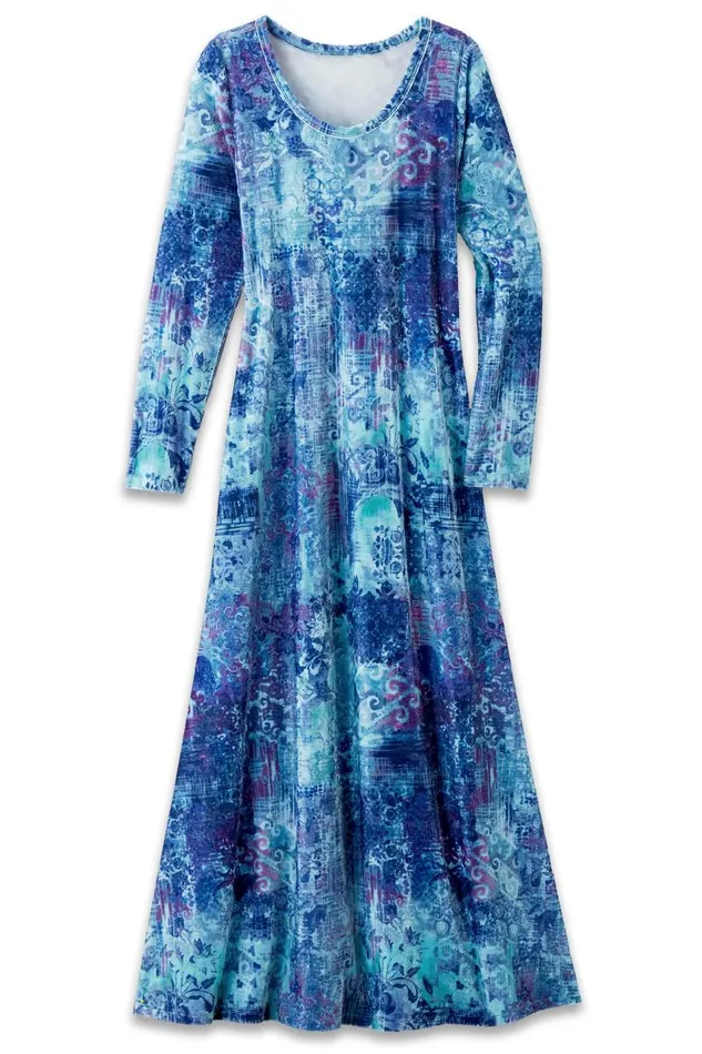 Women Santiago Stretch Velvet Dress Abstract Rust Soft Surroundings Dresses Women Santiago Stretch Velvet Dress Abstract Rust Soft Surroundings Dresses
