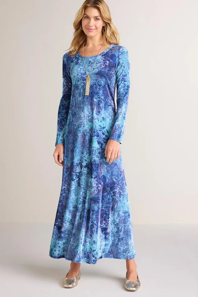 Women Santiago Stretch Velvet Dress Abstract Rust Soft Surroundings Dresses Women Santiago Stretch Velvet Dress Abstract Rust Soft Surroundings Dresses