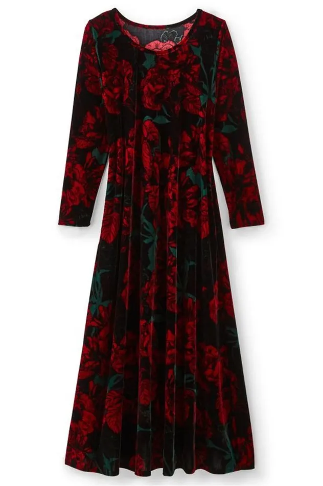 Women Santiago Stretch Velvet Dress Abstract Rust Soft Surroundings Dresses Women Santiago Stretch Velvet Dress Abstract Rust Soft Surroundings Dresses
