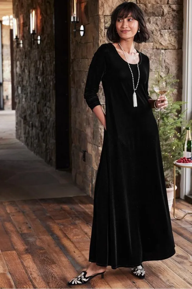 Women Santiago Stretch Velvet Dress Abstract Rust Soft Surroundings Dresses Women Santiago Stretch Velvet Dress Abstract Rust Soft Surroundings Dresses