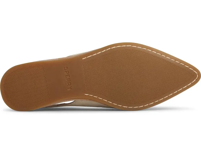 Women Saybrook Leather Slingback Ivory Nubuck Sperry Flats and Loafers Women Saybrook Leather Slingback Ivory Nubuck Sperry Flats and Loafers