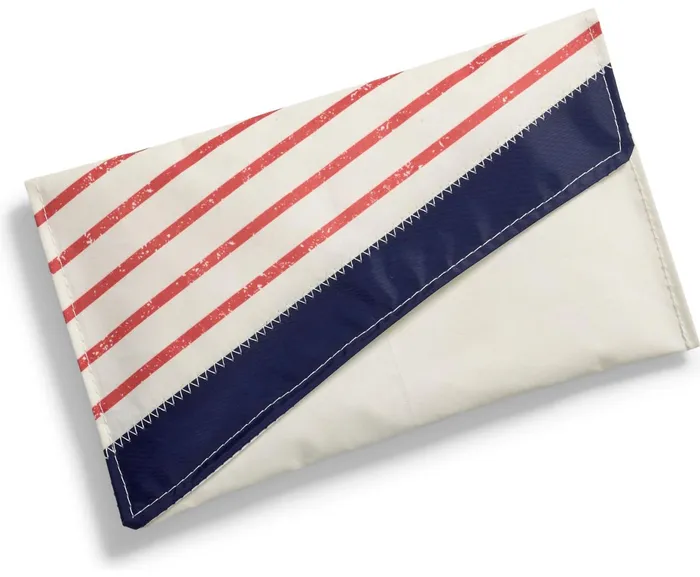 Women Sea Bags Clutch Navy Mariner Stripe Sperry Bags