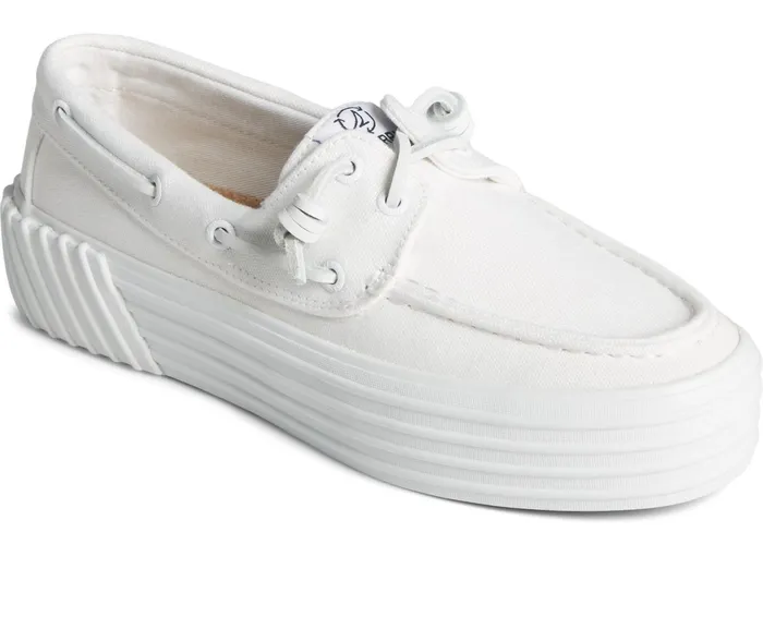 Women SeaCycled Bahama 20 Platform Sneaker White Sperry Sneakers Women SeaCycled Bahama 20 Platform Sneaker White Sperry Sneakers