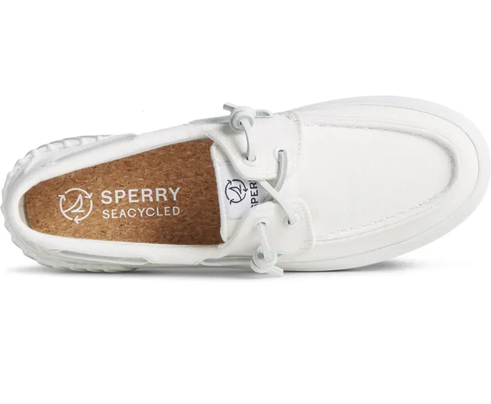 Women SeaCycled Bahama 20 Platform Sneaker White Sperry Sneakers Women SeaCycled Bahama 20 Platform Sneaker White Sperry Sneakers
