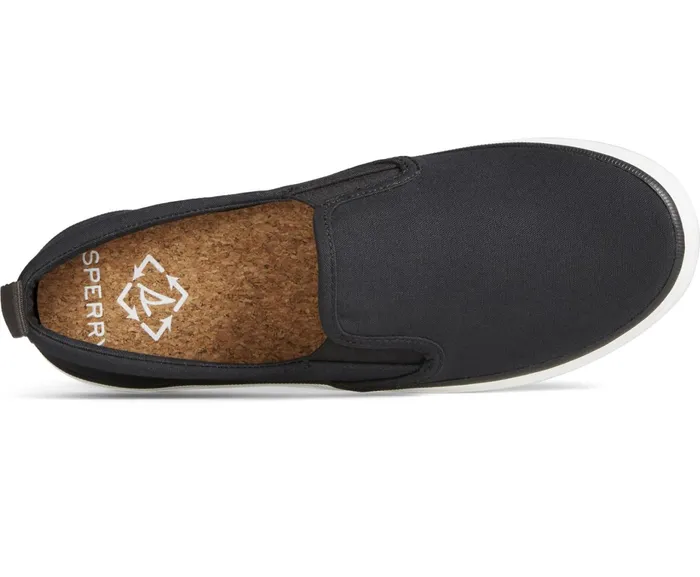 Women SeaCycled Crest Twin Gore Canvas Sneaker Black Sperry Sneakers Women SeaCycled Crest Twin Gore Canvas Sneaker Black Sperry Sneakers