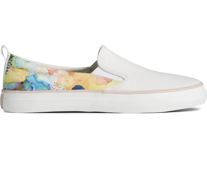 Women SeaCycled Crest Twin Gore Yellena James Slip On Sneaker White Sperry Sneakers Women SeaCycled Crest Twin Gore Yellena James Slip On Sneaker White Sperry Sneakers