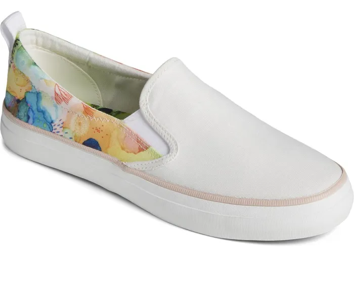 Women SeaCycled Crest Twin Gore Yellena James Slip On Sneaker White Sperry Sneakers Women SeaCycled Crest Twin Gore Yellena James Slip On Sneaker White Sperry Sneakers