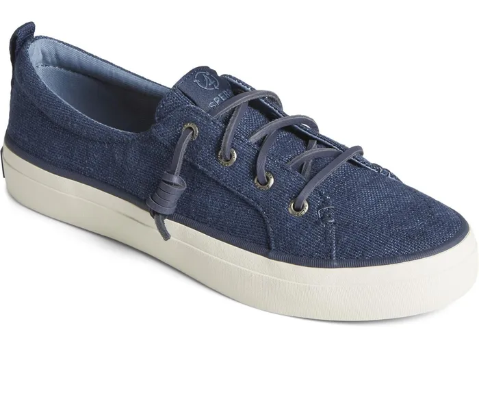 Women SeaCycled Crest Vibe Baja Sneaker Blue Sperry Sneakers Women SeaCycled Crest Vibe Baja Sneaker Blue Sperry Sneakers