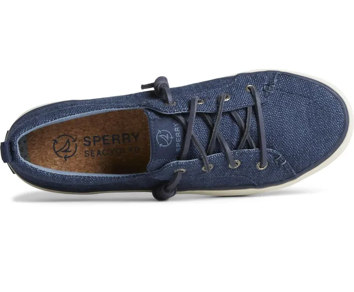Women SeaCycled Crest Vibe Baja Sneaker Blue Sperry Sneakers Women SeaCycled Crest Vibe Baja Sneaker Blue Sperry Sneakers