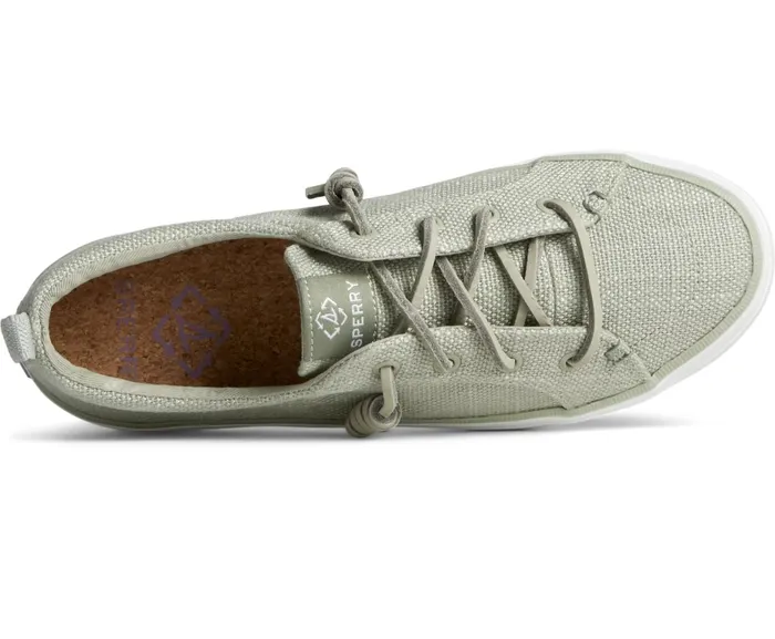 Women SeaCycled Crest Vibe Baja Sneaker Green Sperry Sneakers Women SeaCycled Crest Vibe Baja Sneaker Green Sperry Sneakers