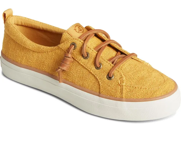 Women SeaCycled Crest Vibe Baja Sneaker Honey Sperry Sneakers Women SeaCycled Crest Vibe Baja Sneaker Honey Sperry Sneakers
